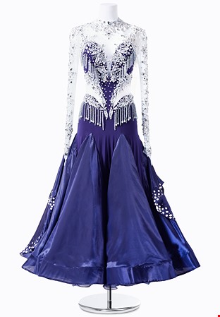 Snow Queen Crystal Embroidery Dress MFB0059