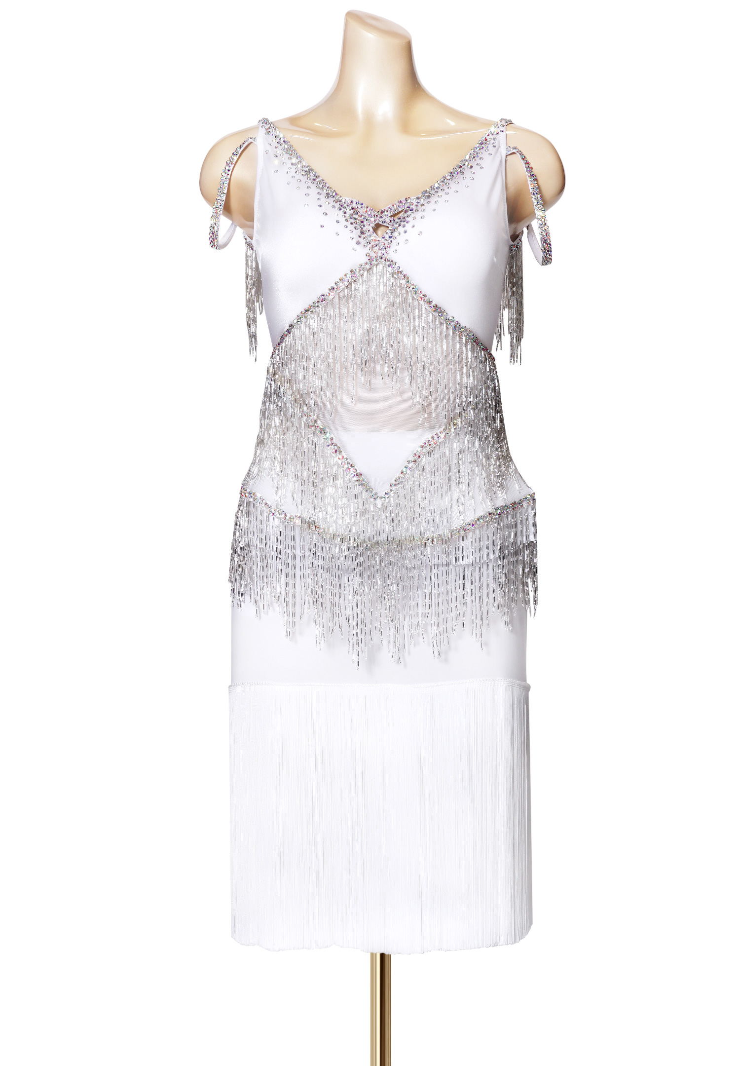 Sparkling Fringe Latin Rhythm Dress PC-WL19005