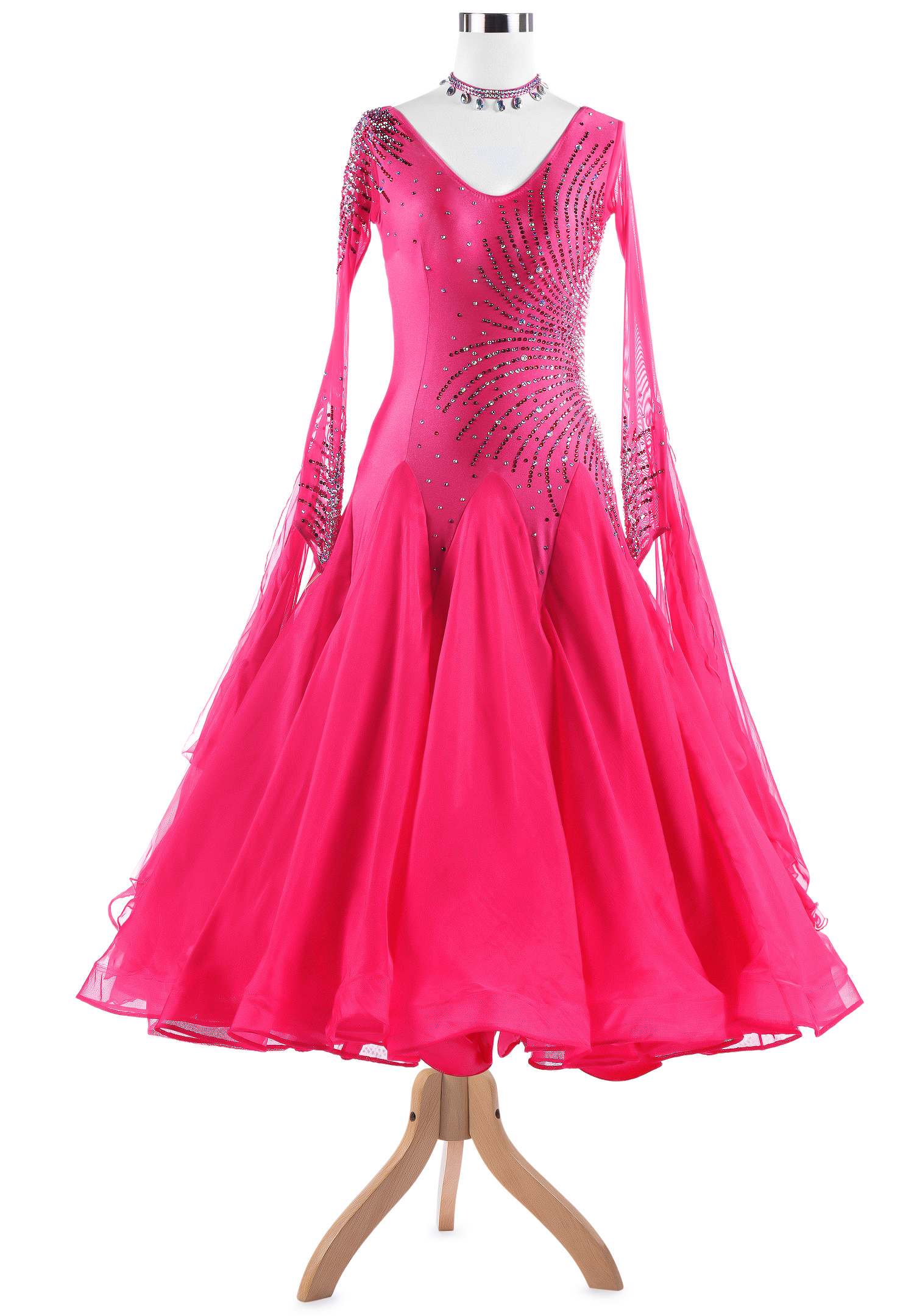 Sparkling Ripple Ballroom Competition Dress VN-A5357