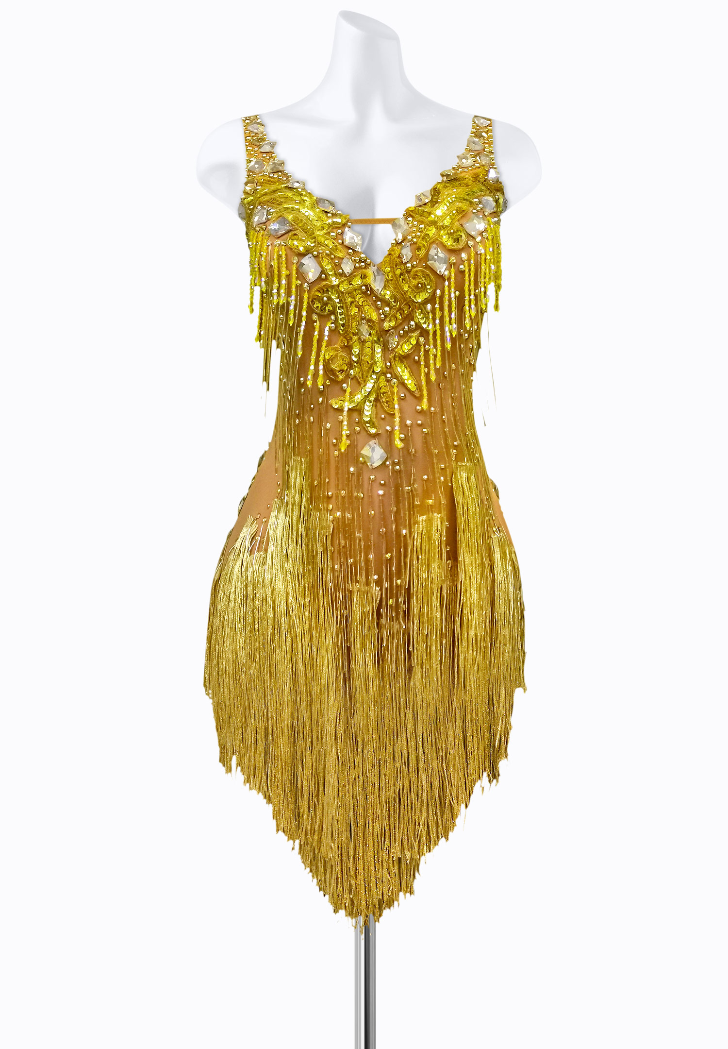 Stellar Sequin Latin Dress AM-L3560