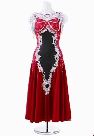 Strapped Bust Smooth Gown JT-S3780