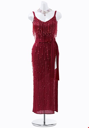 Sultry Fringe Latin Dress AM-L3217