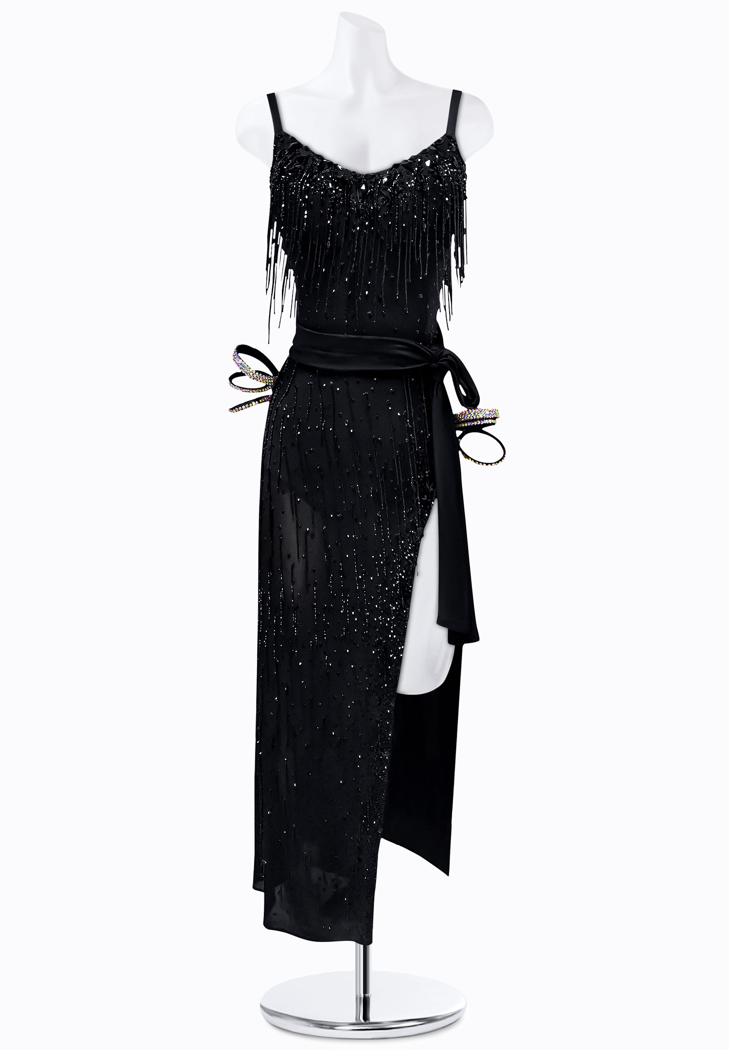 Sultry Fringe Latin Dress AM-L3217