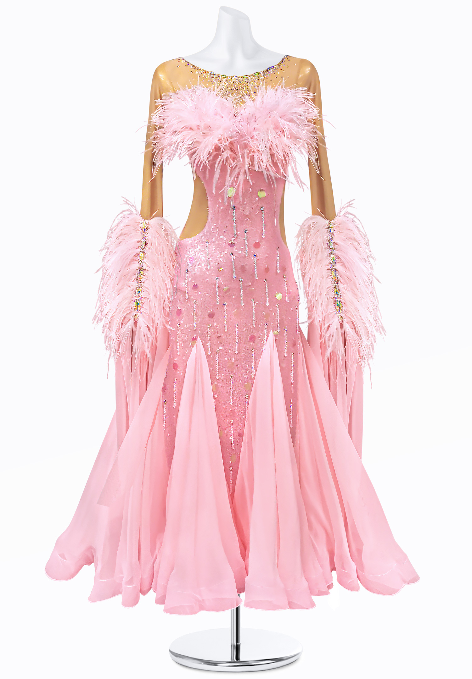 Sweet Sequin Ballroom Dress AM-B3309