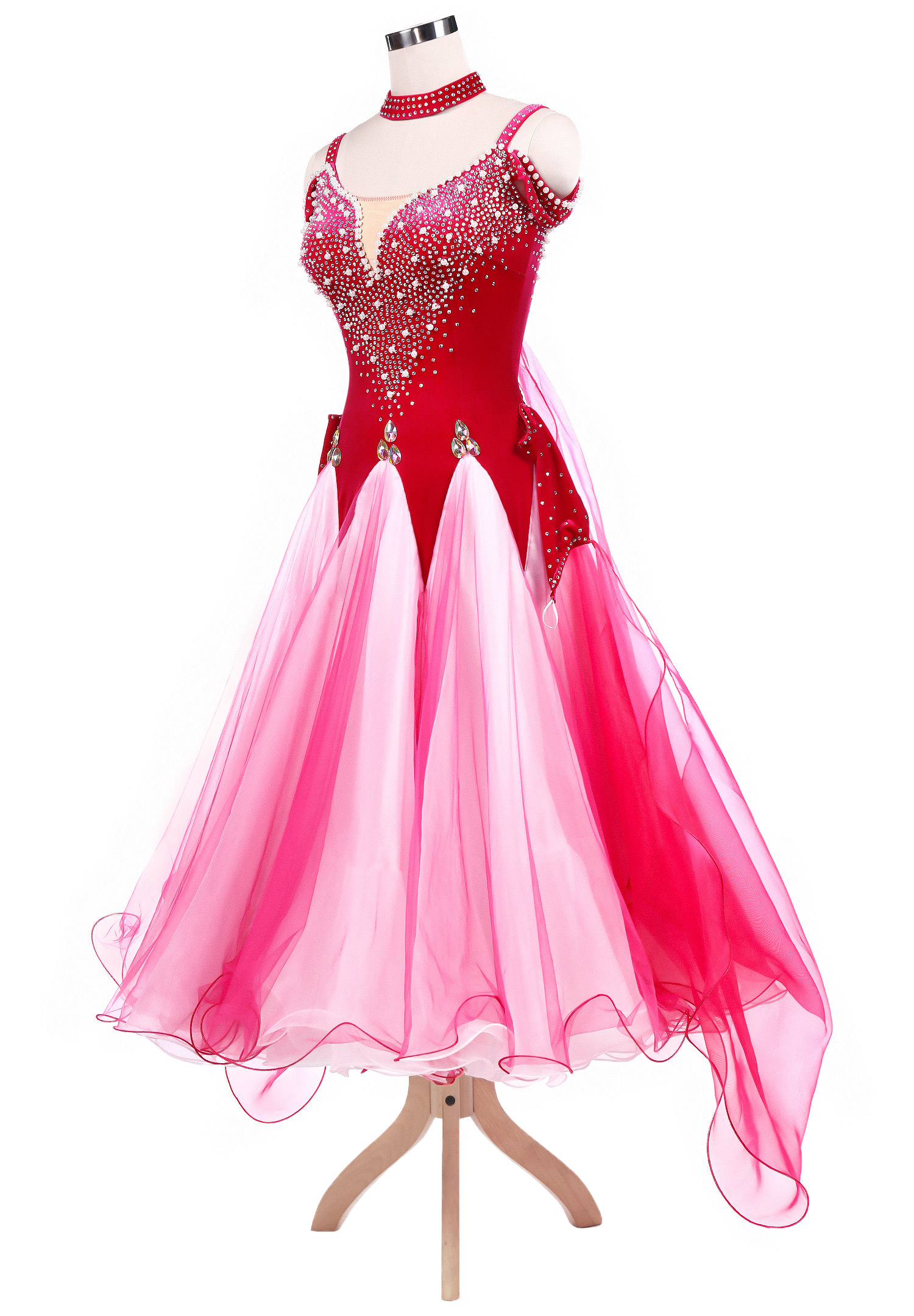 Sweetheart Pearl Accents Ballroom Dance Competition Dress A5248 ...