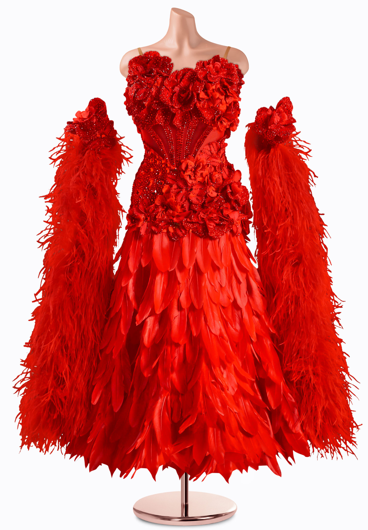 Ruby Rose Ballroom Gown TID-BM1120