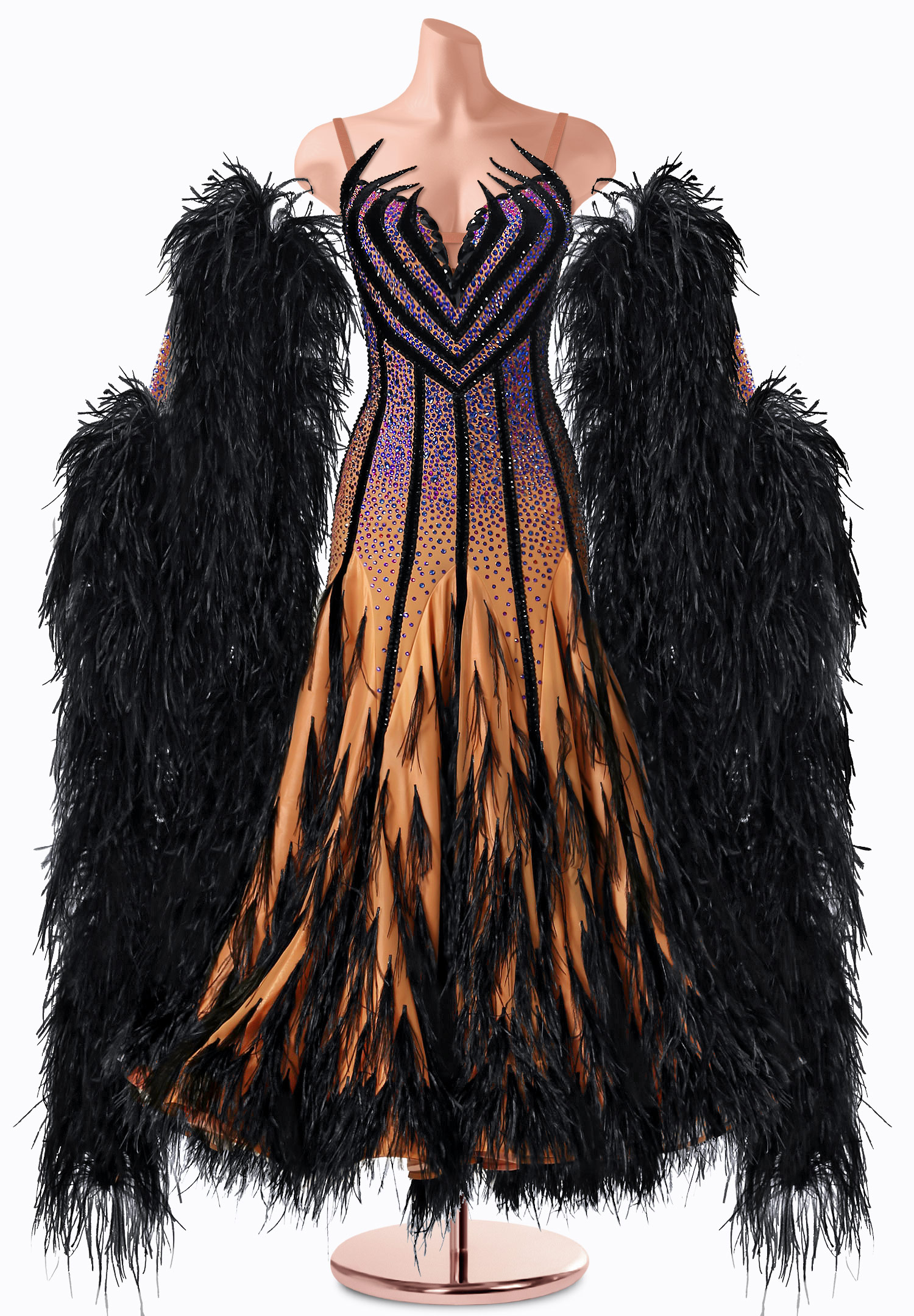 Ethereal Phoenix Ballroom Gown TID-BM1140