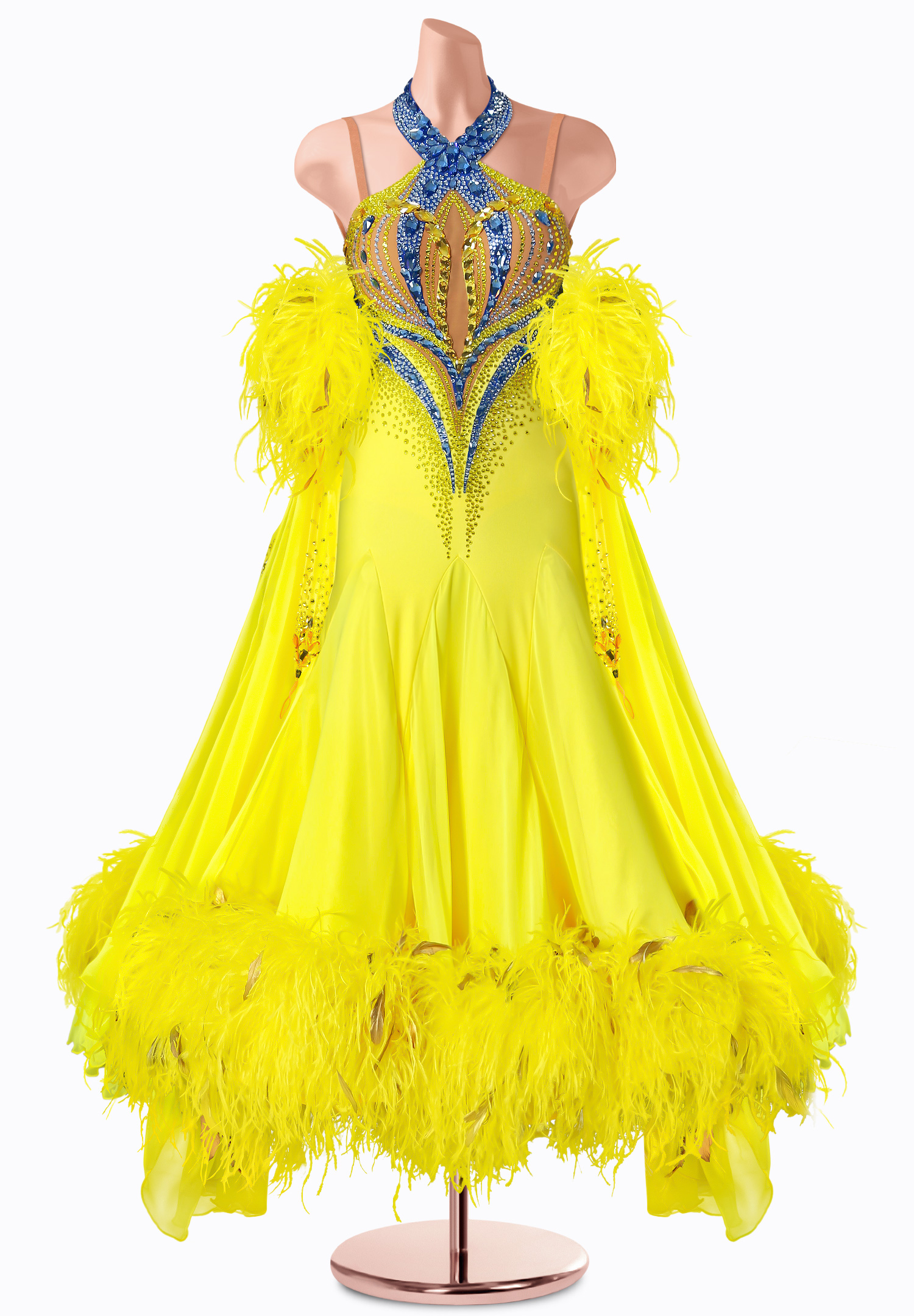 Crystal Horizon Ballroom Gown TID-BM1149