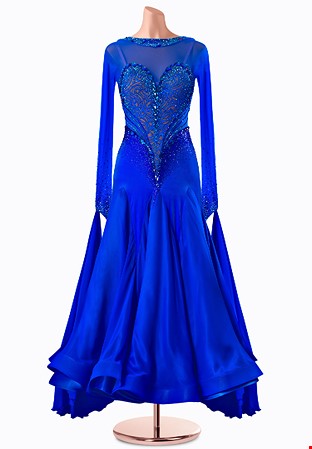 Azure Amour Ballroom Gown TID-BM1154