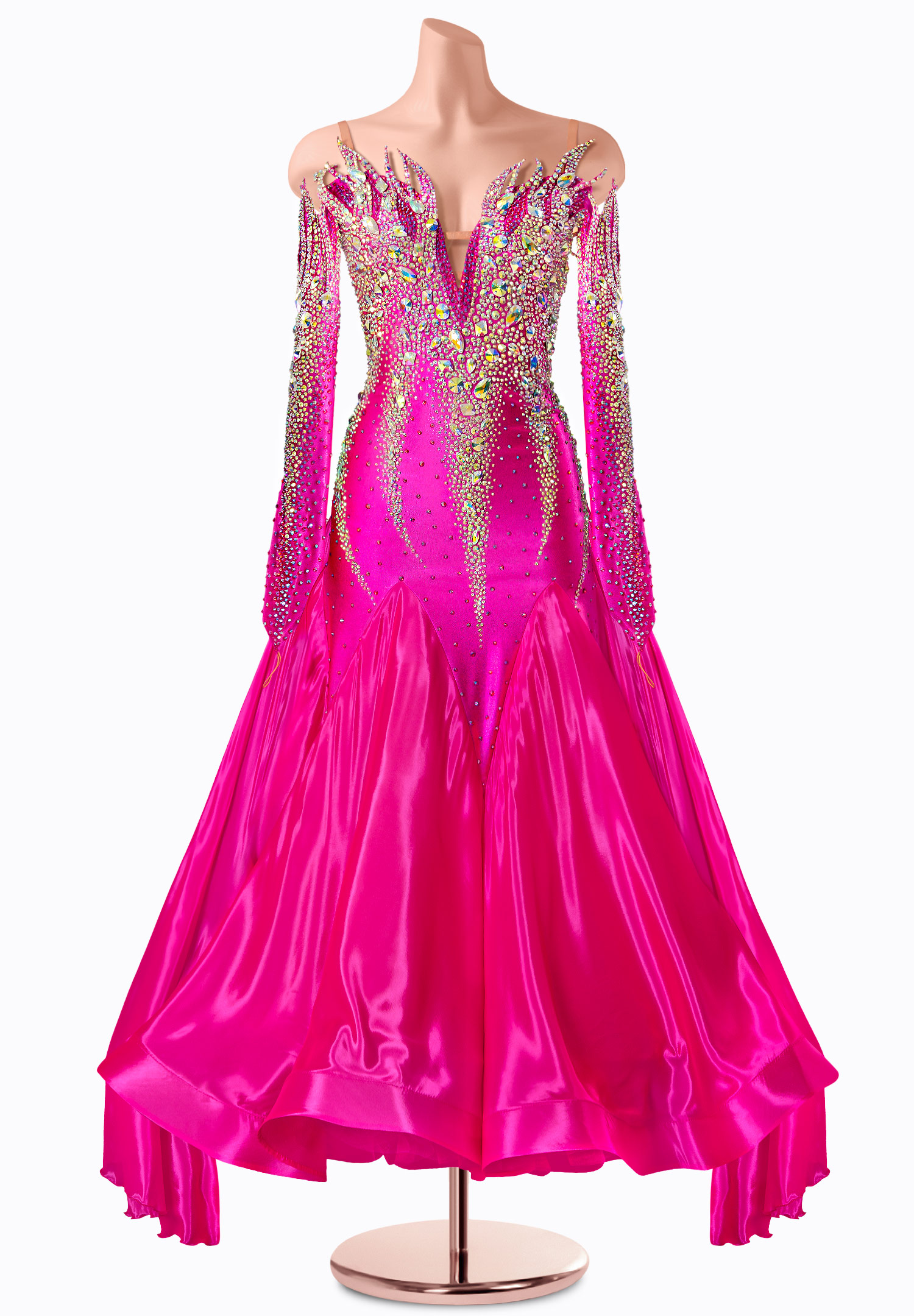 Sweet Flame Ballroom Gown TID-BM1155