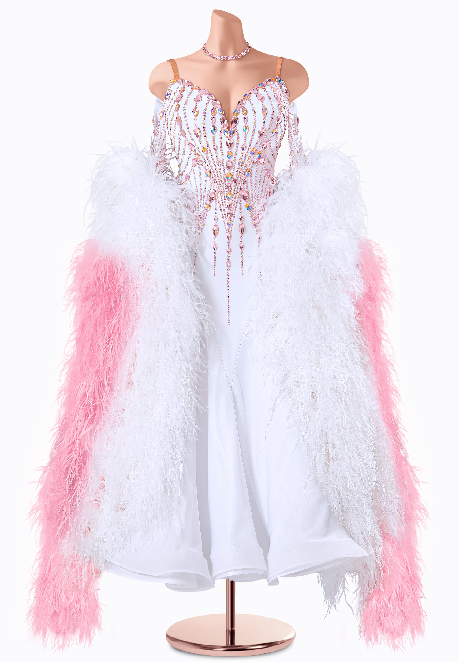 Blushing Whisper Ballroom Gown TID-BM1171