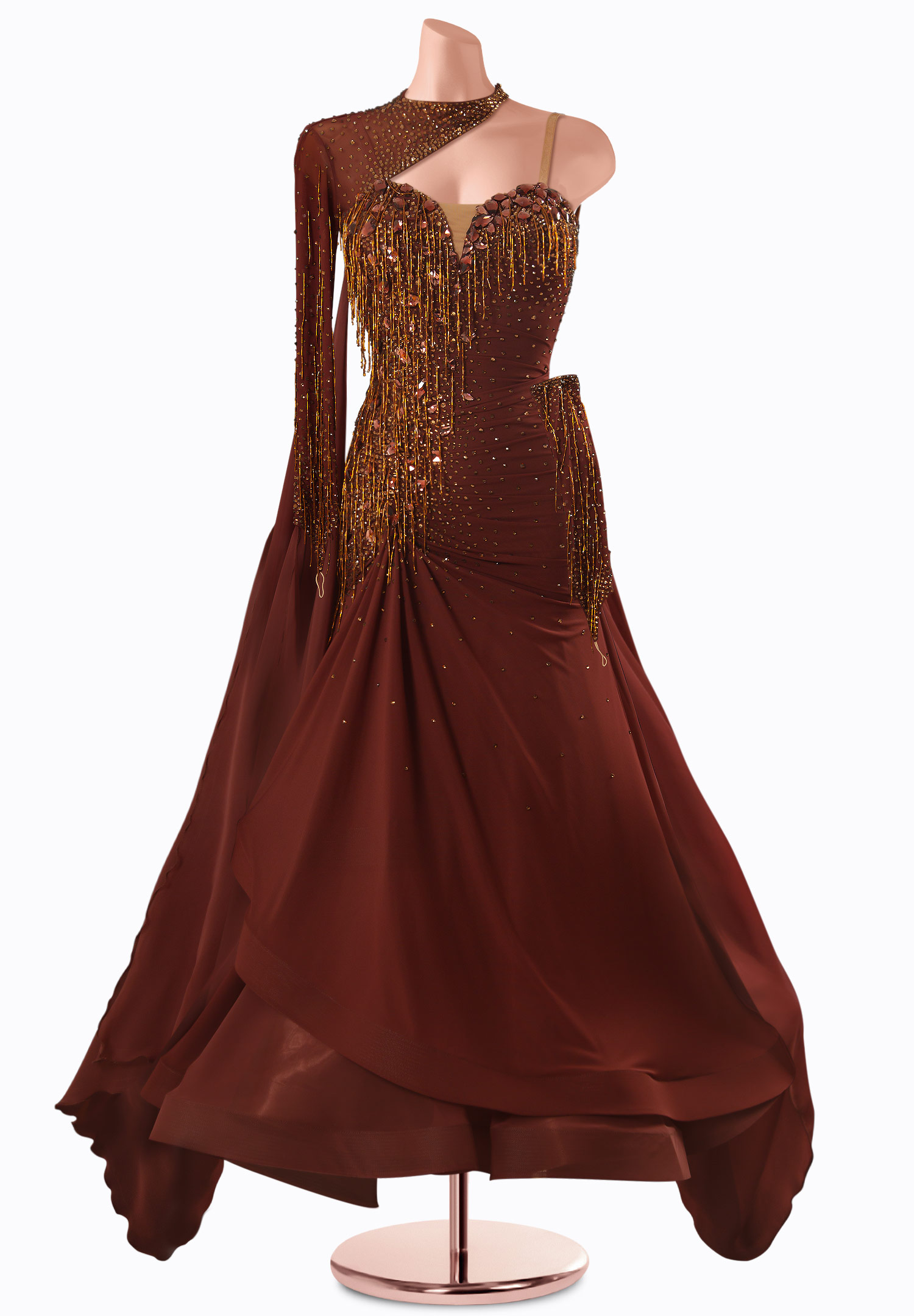 Rustic Allure Ballroom Gown TID-BM1174