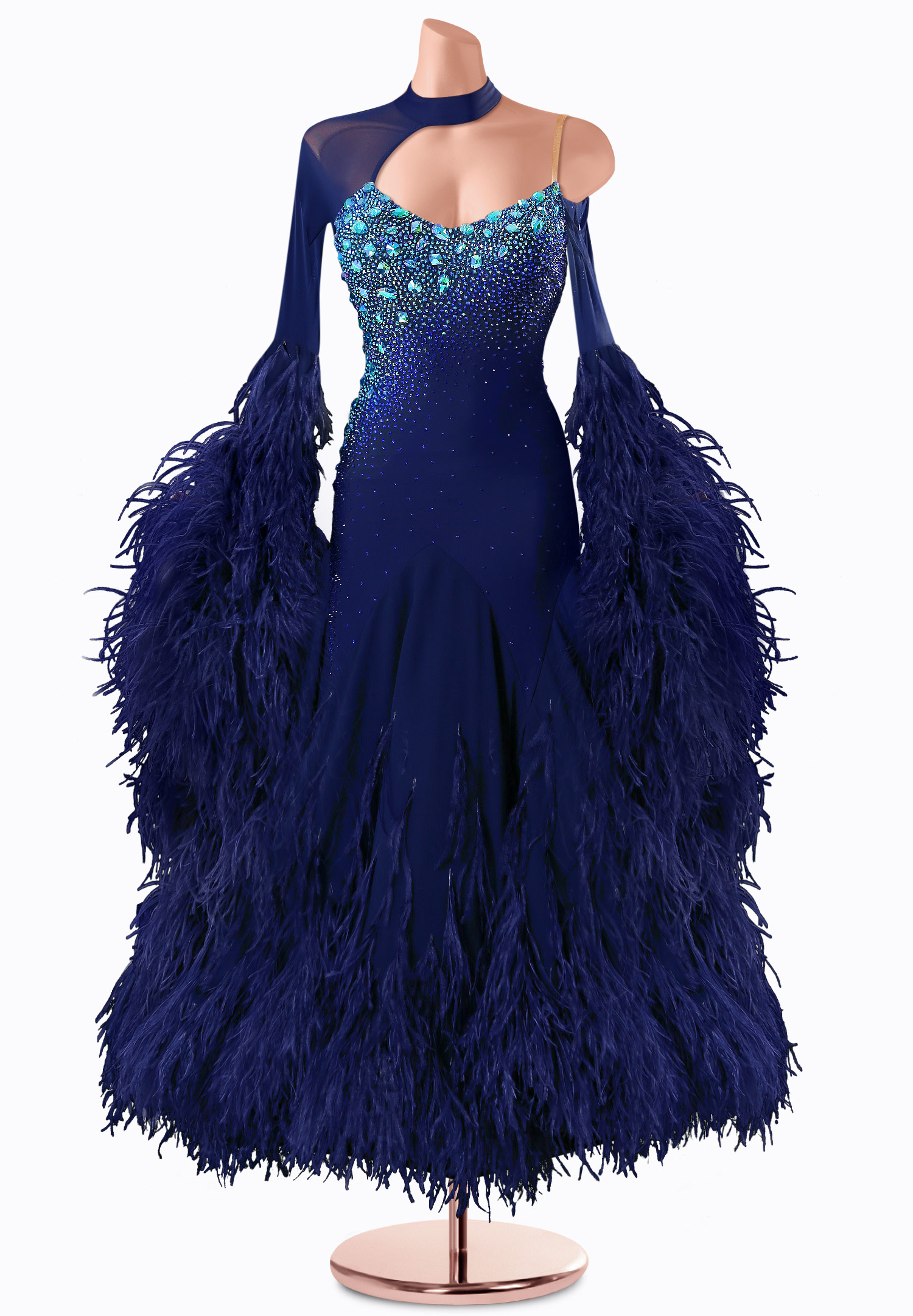 Midnight Serenade Ballroom Gown TID-BM1175