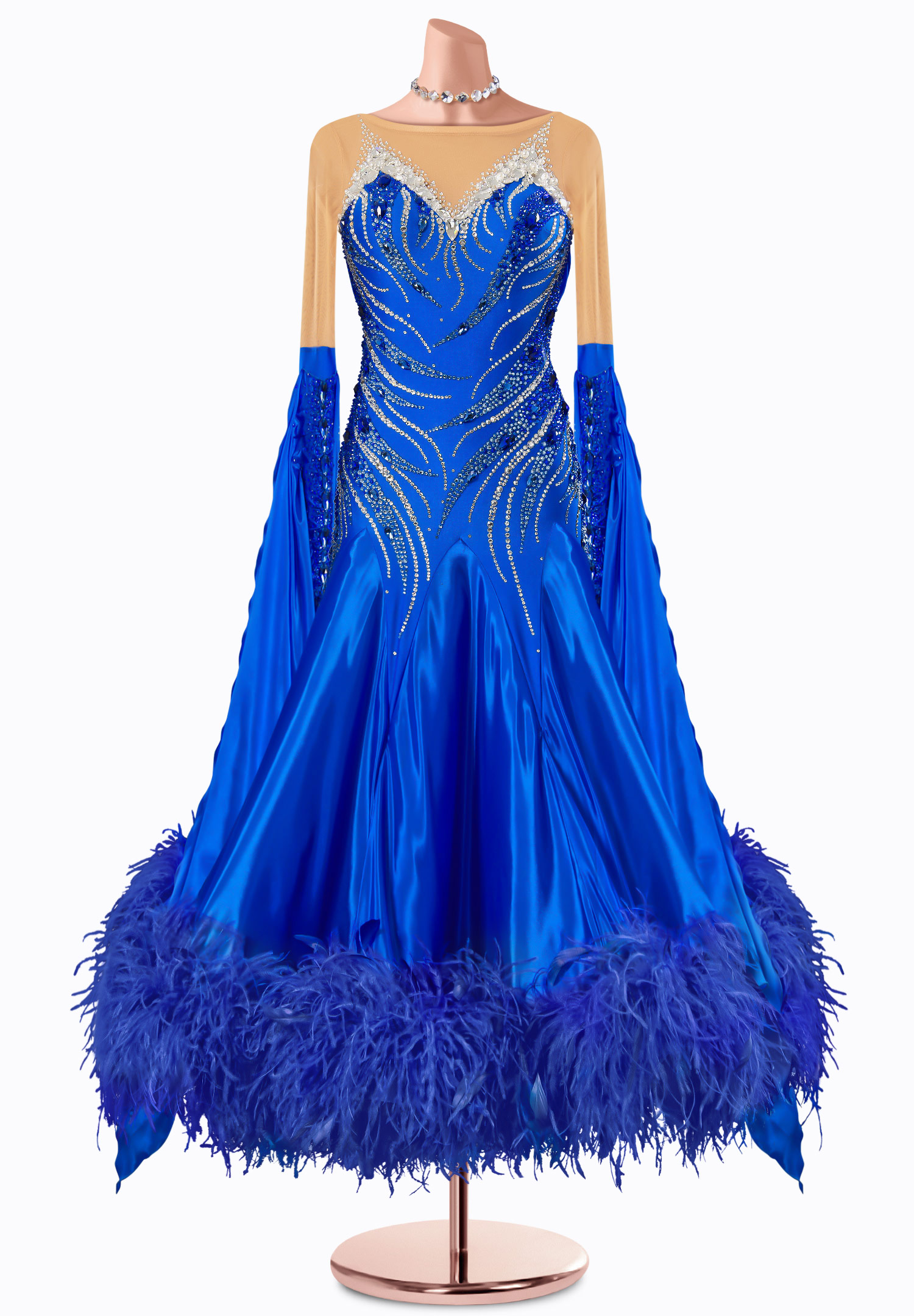 Sapphire Grace Ballroom Gown TID-BM1201