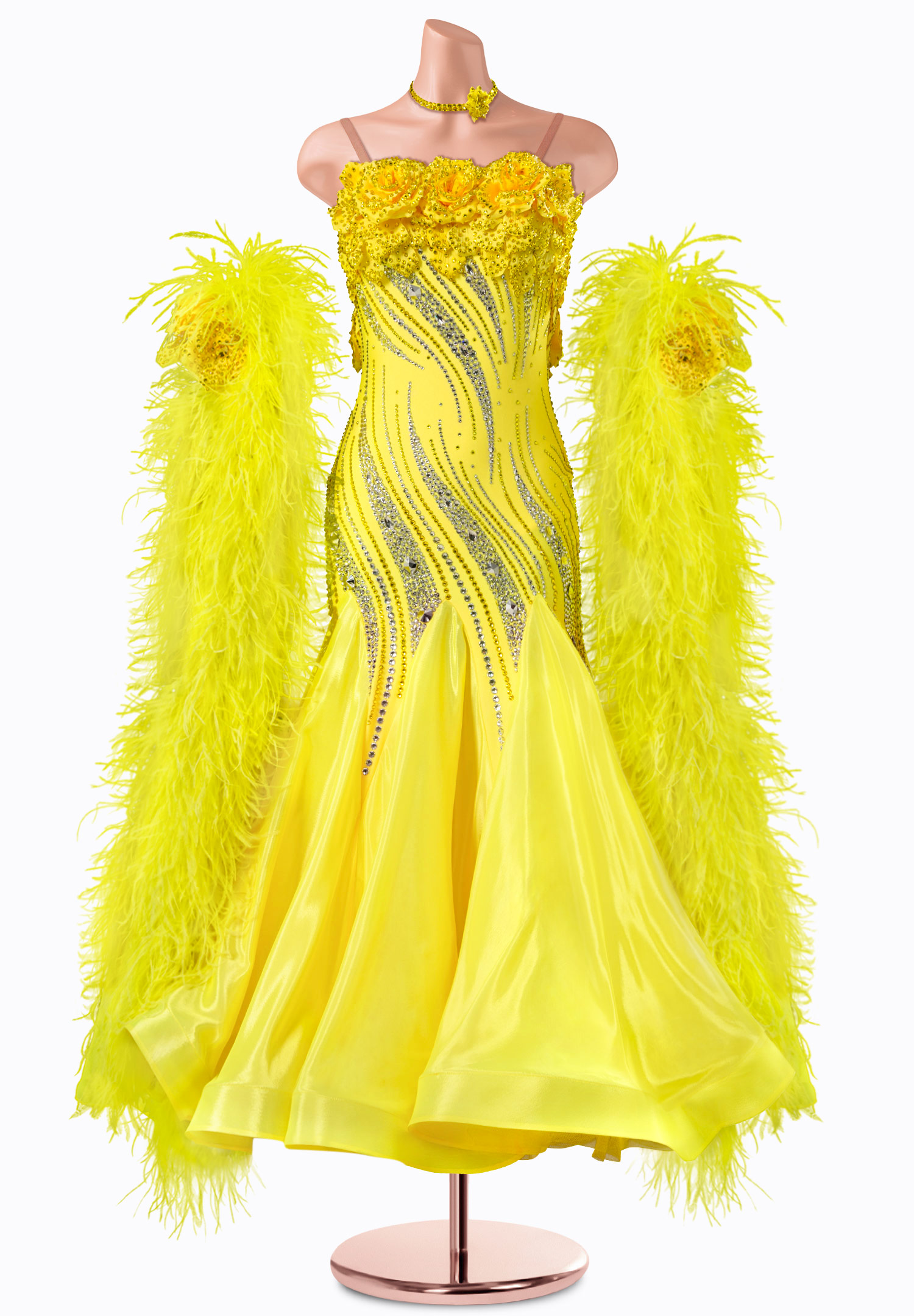 Sunlit Blossom Ballroom Gown TID-BM1203