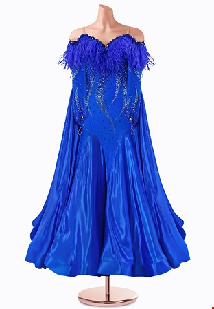 Azure Elegance Ballroom Gown TID-BM1220