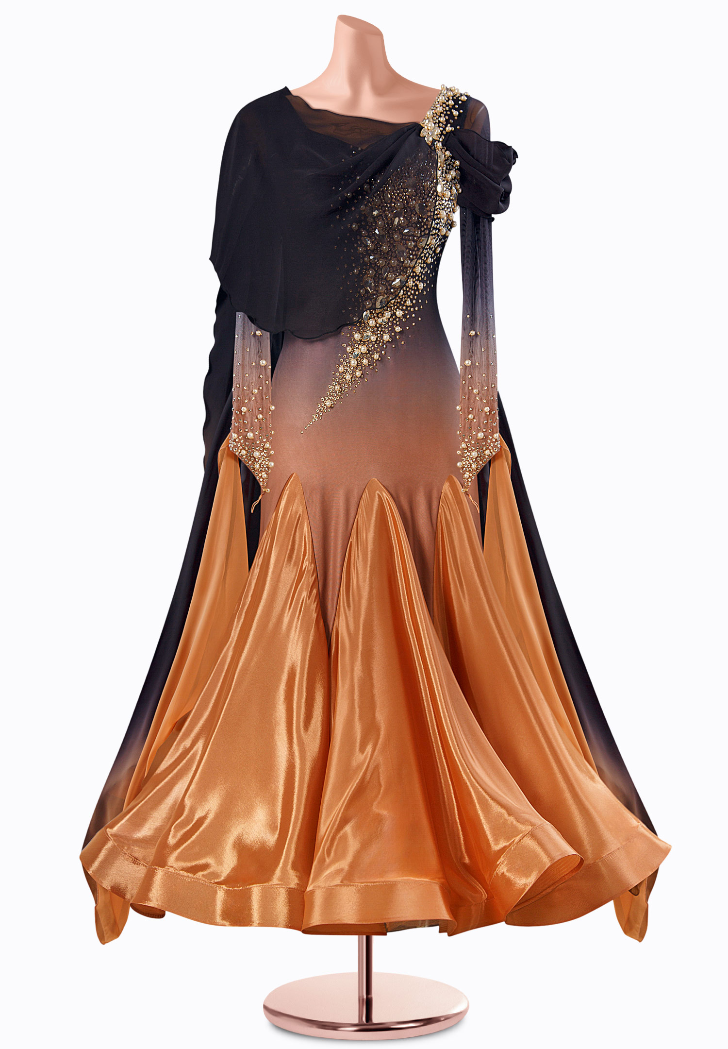 Ebony Sand Ballroom Gown TID-BM1226