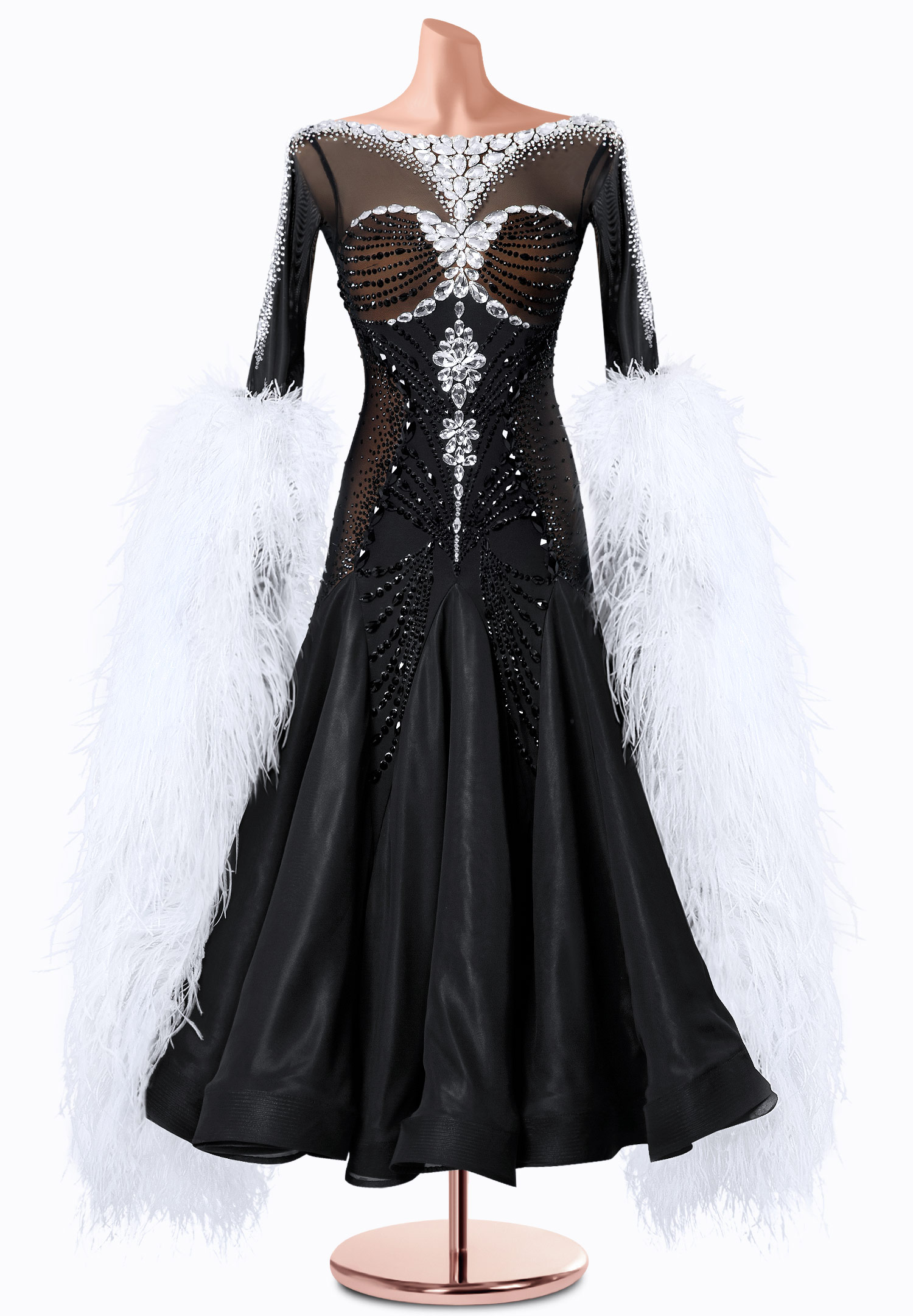 Midnight Swan Ballroom Gown TID-BM1316