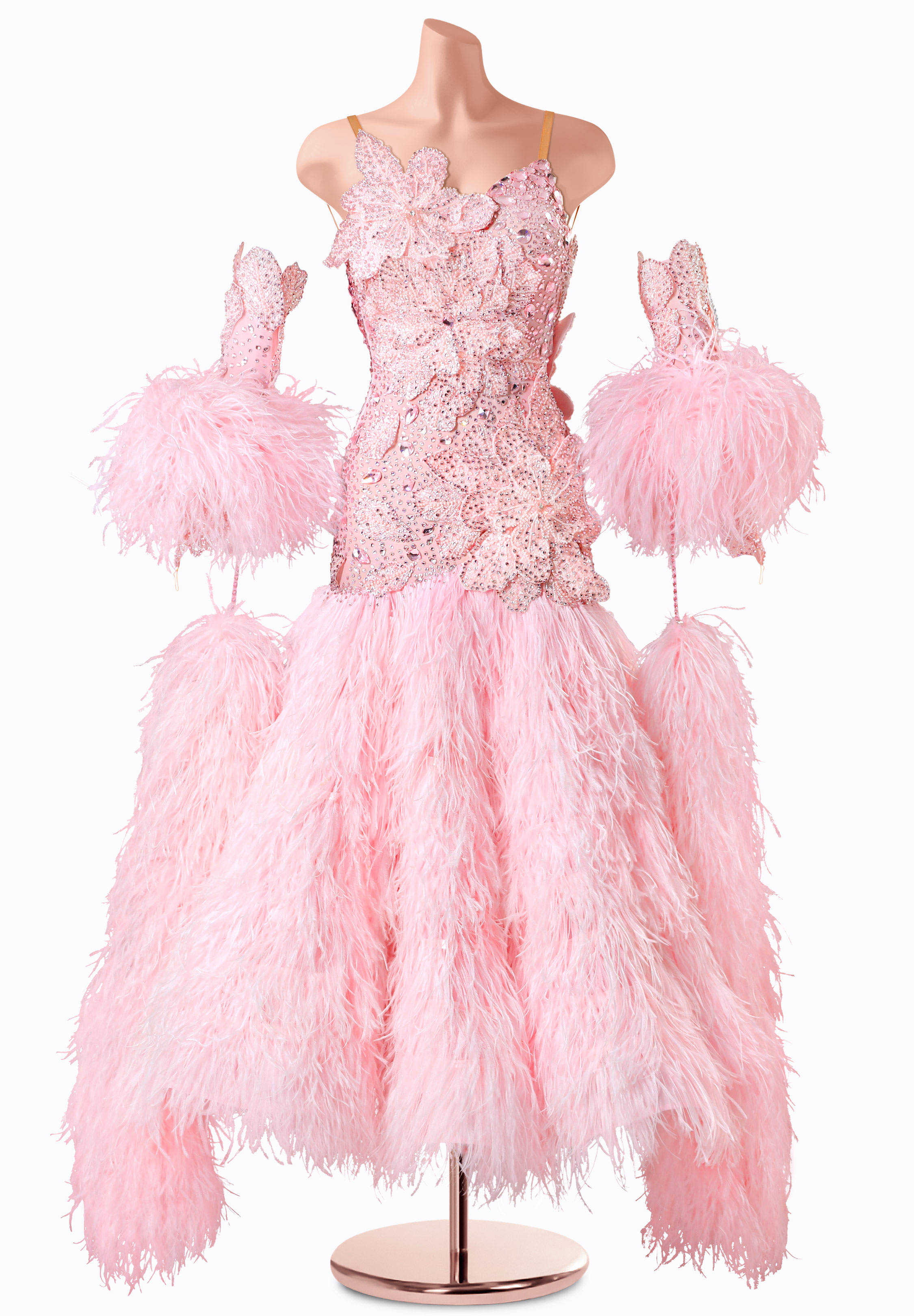 Sweet Plume Ballroom Gown TID-BM1355