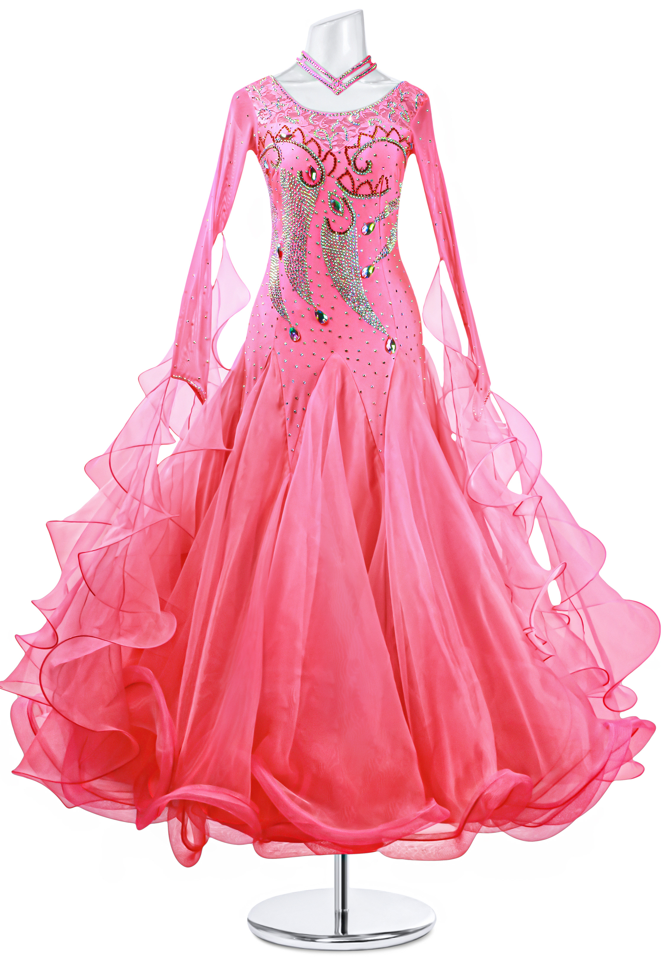 Tear Of Angel Ballroom Spotlight Dance Dress MQ-B165