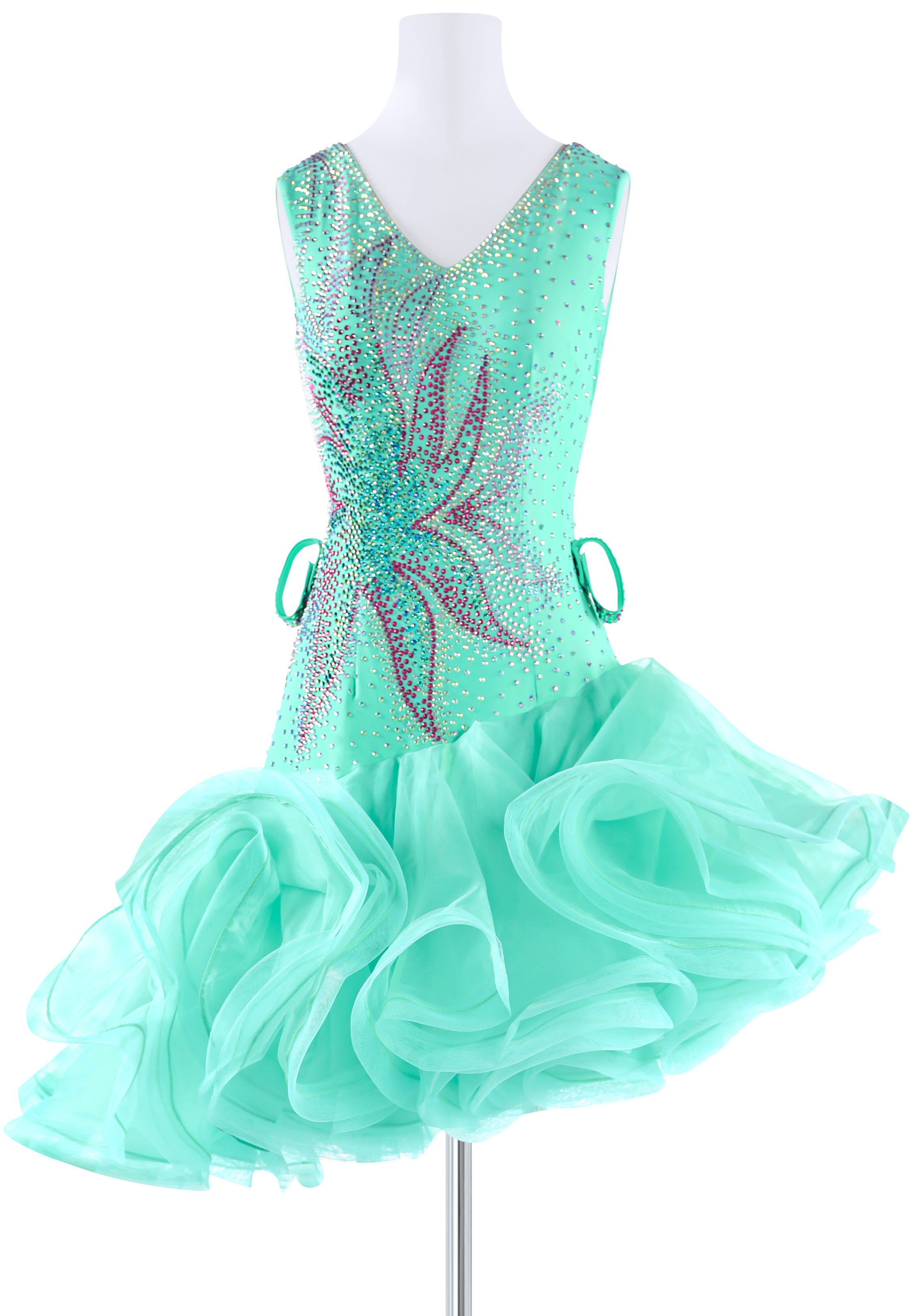 Tranquil Ruffle Latin Dress BA-VSL013