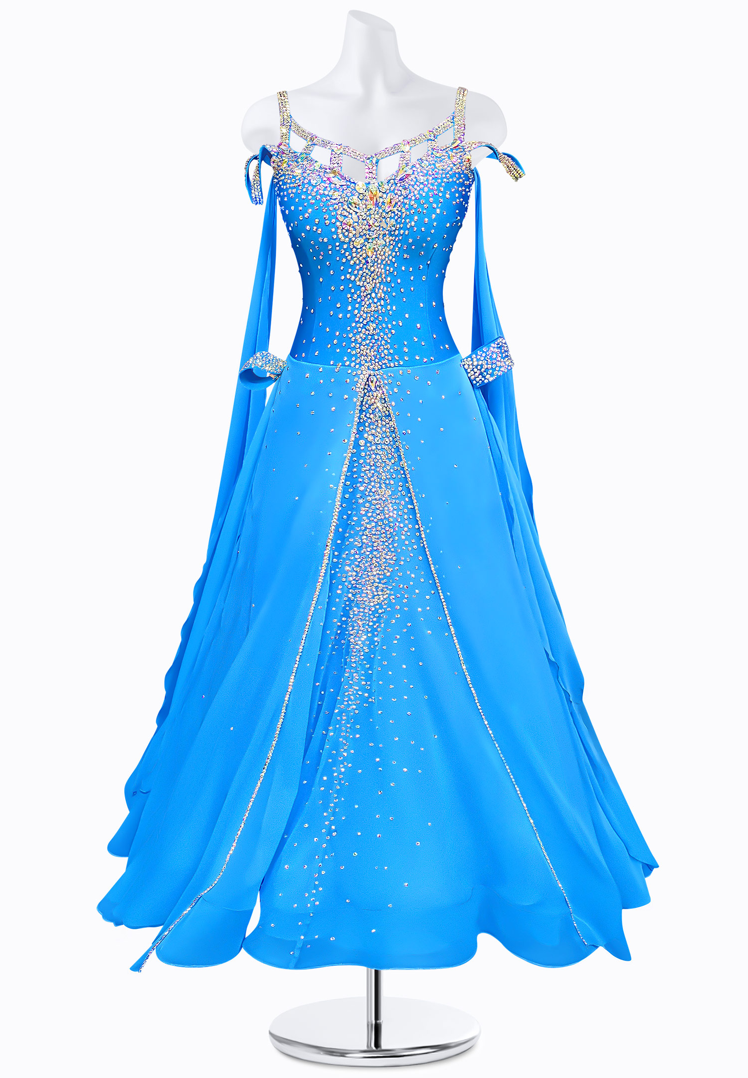 Tranquil Sky Ballroom Dress AM-B3216