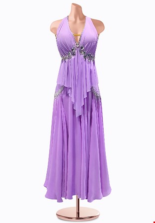 Twilight Frill Smooth Gown AM-S3457