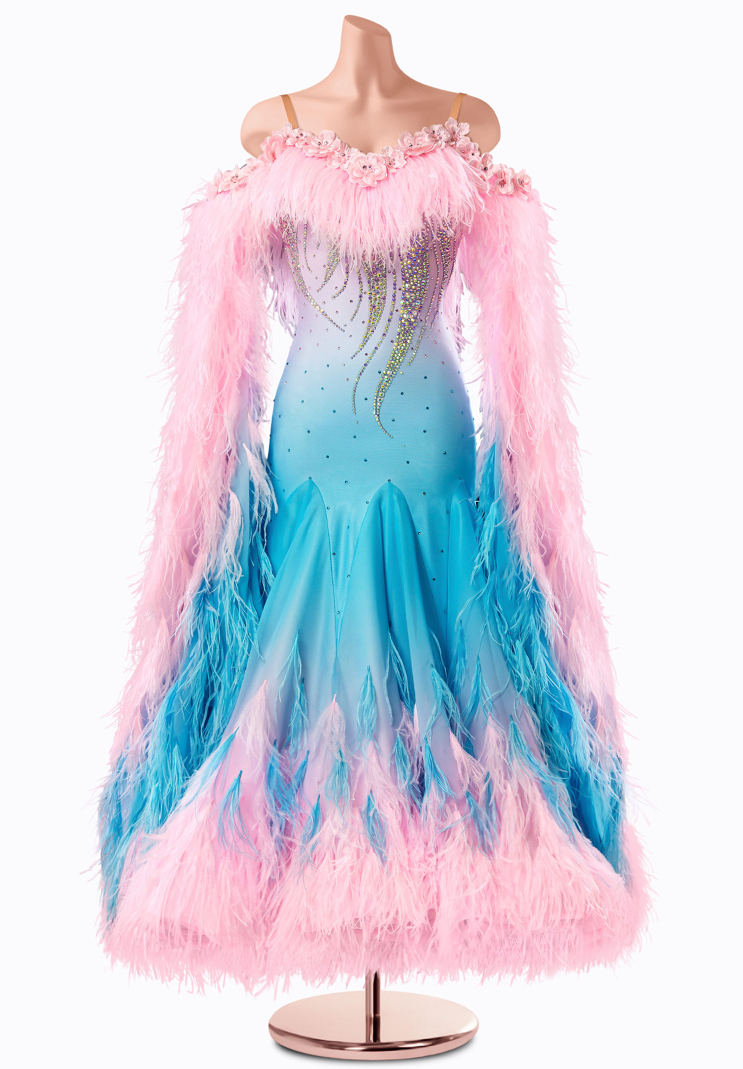 Twilight Petal Ballroom Gown TID-BM1278