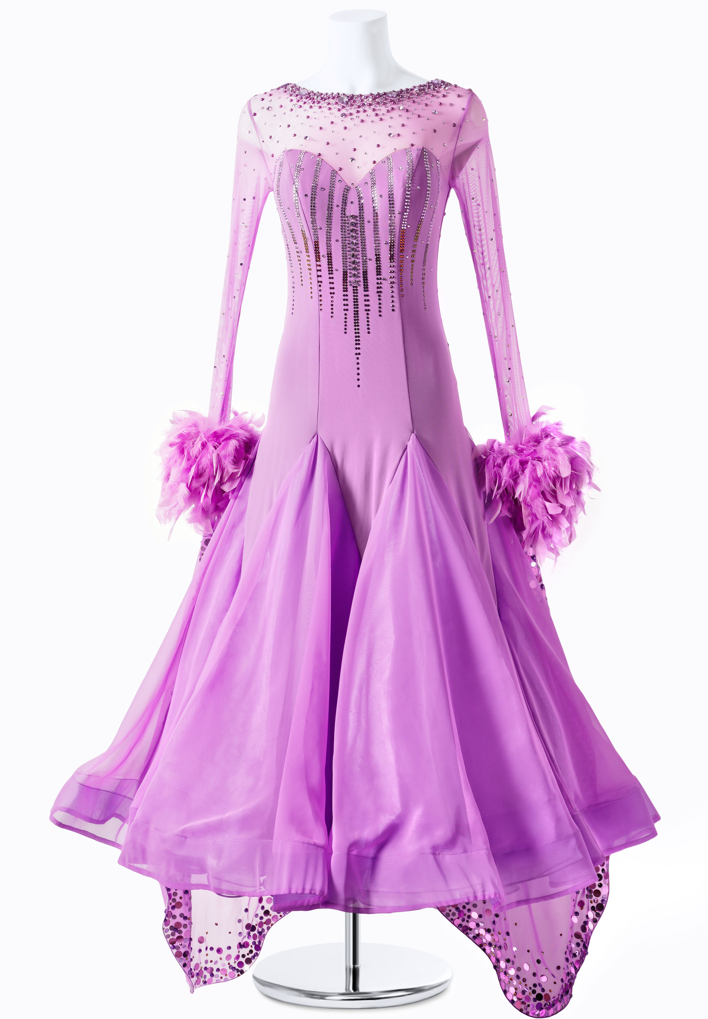 Twinkle Melody Sequinned Ballroom Dress MF-B0056