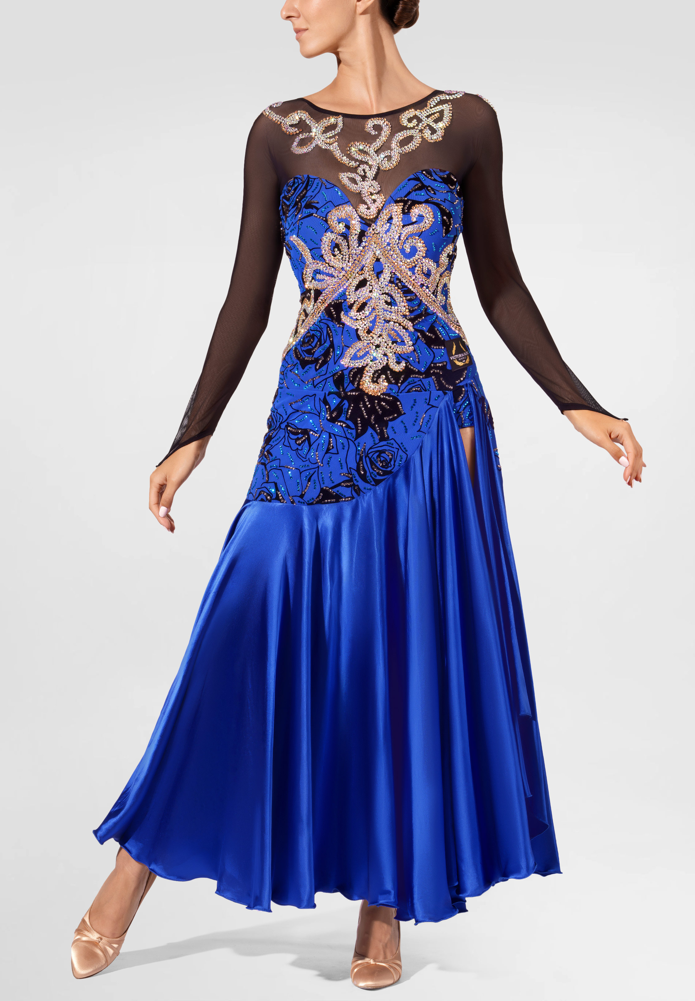 Midnight Tide Smooth Dress VB-S25019