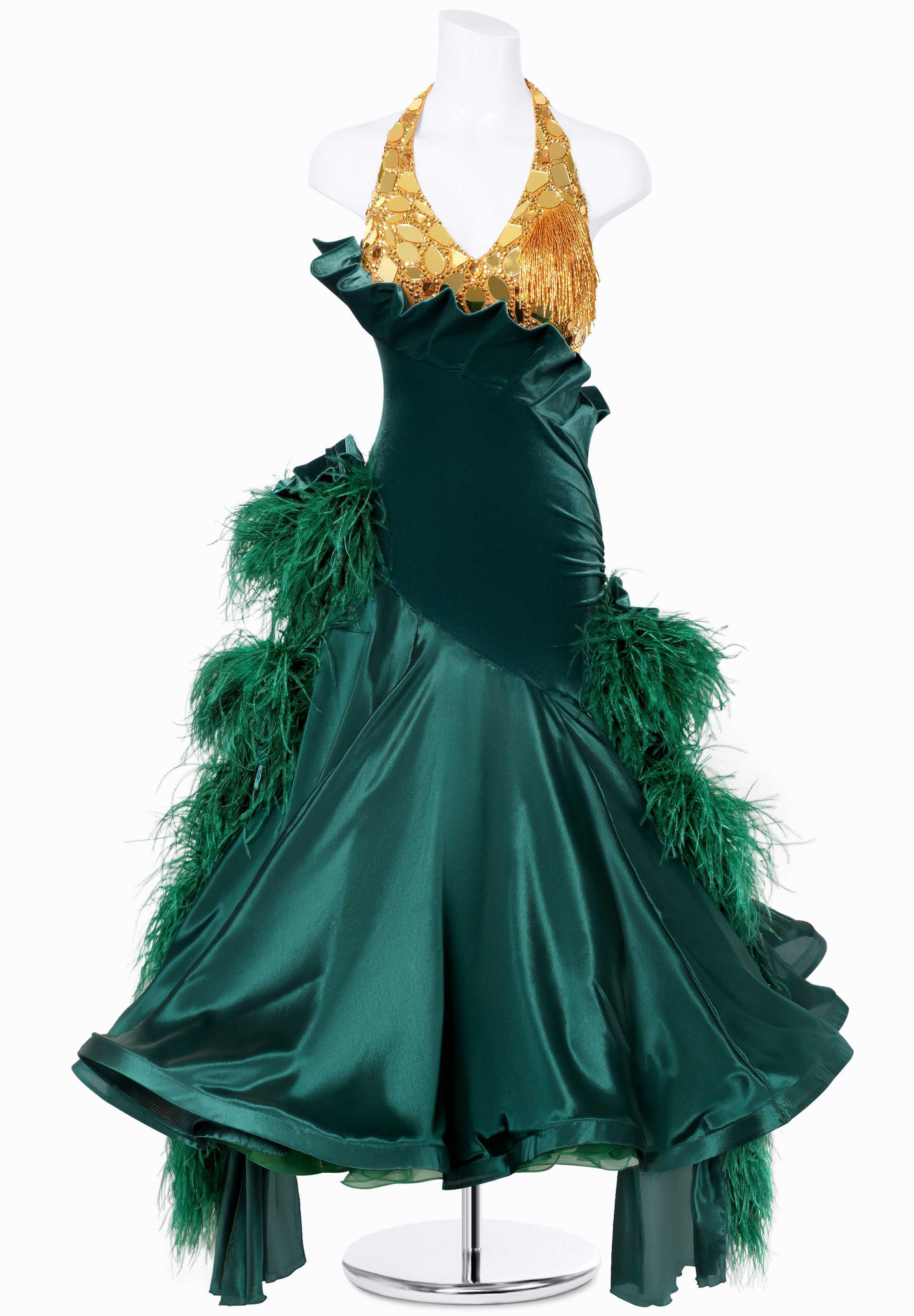 Dark Green Ballroom Dress