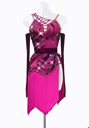 Velvet Fusion Latin Dress PR-L215091