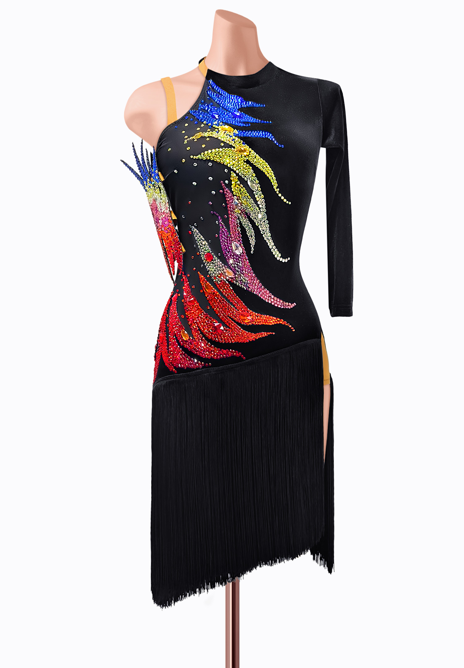 Velvet Rhythm Latin Dress AM-L3793