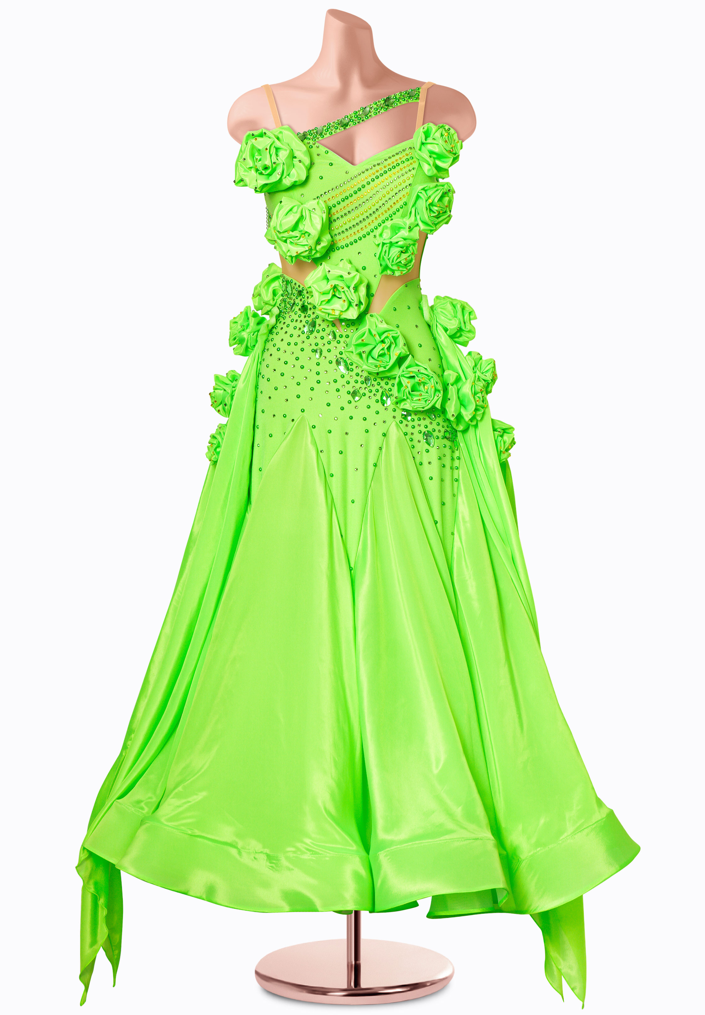 Verdant Blossom Ballroom Gown MF-B0520