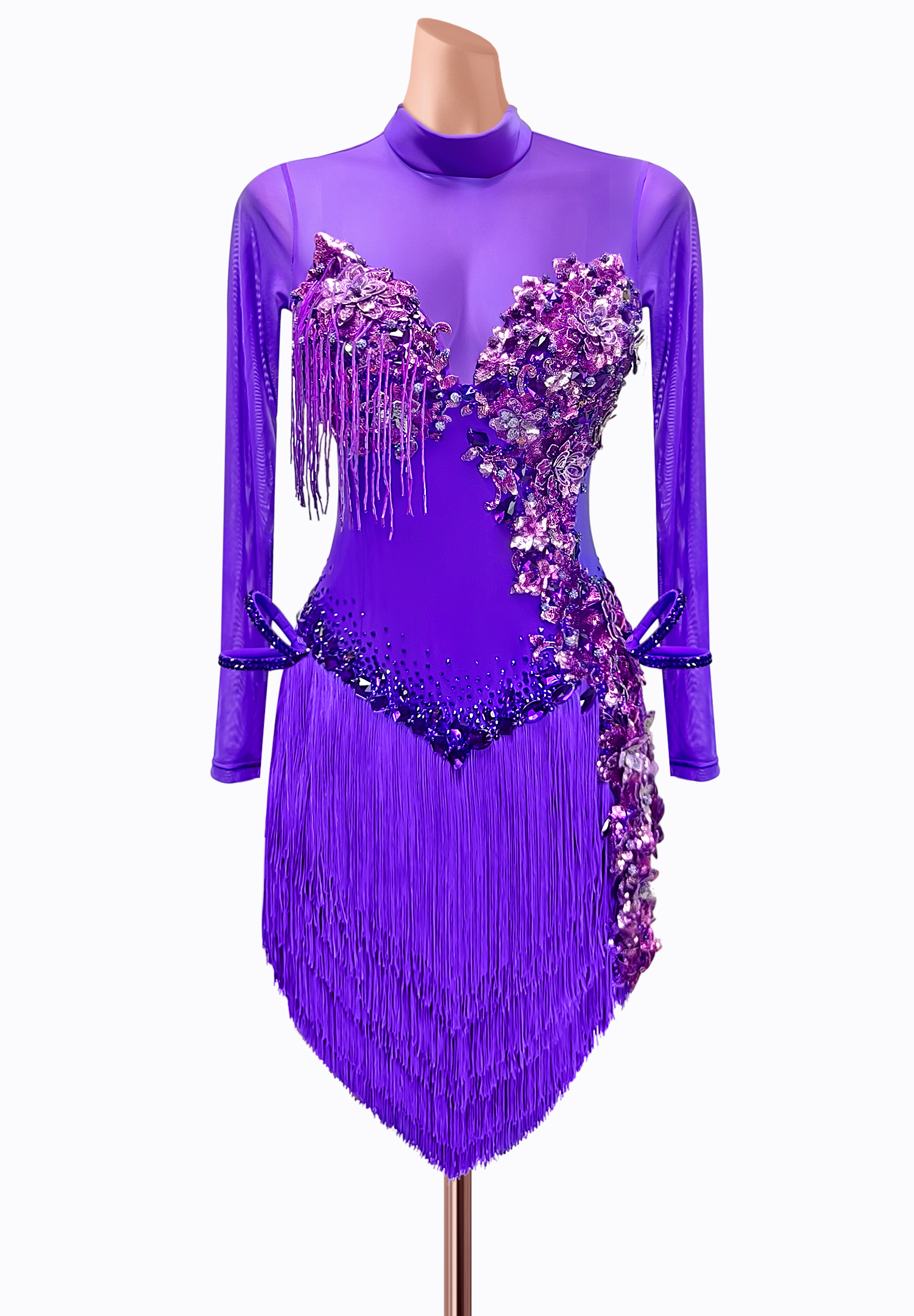 Violet Sensation Latin Dress AM-L3788