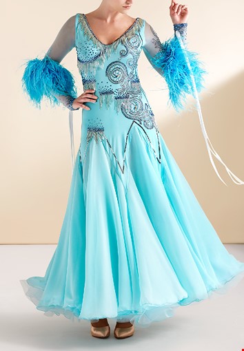 Sky Blue Net Dress - Whimsical