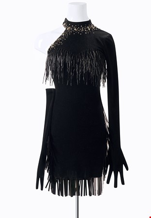 Wicked Fringe Latin Dress MFL0202
