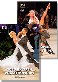 2015 UK Open Dance Championships DVD - Ballroom & Latin Set (4 DVD)