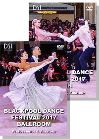 2017 Blackpool Dance Festival DVD / Ballroom & Latin Set (4 DVD)