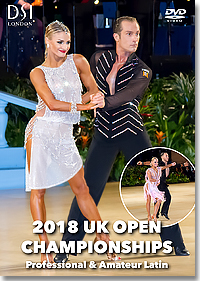 2018 UK Open Dance Championships DVD - Professional & Amateur Latin (2 DVD)