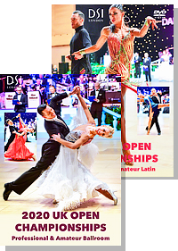 2020 UK Open Dance Championships DVD - Ballroom & Latin Set (4 DVD)