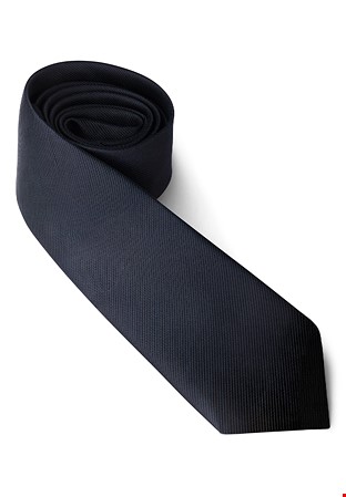 Armando Mens Twill Neck Tie 00130-Black Twill