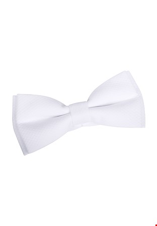 DSI Mini Clip Bow Tie 4212-White
