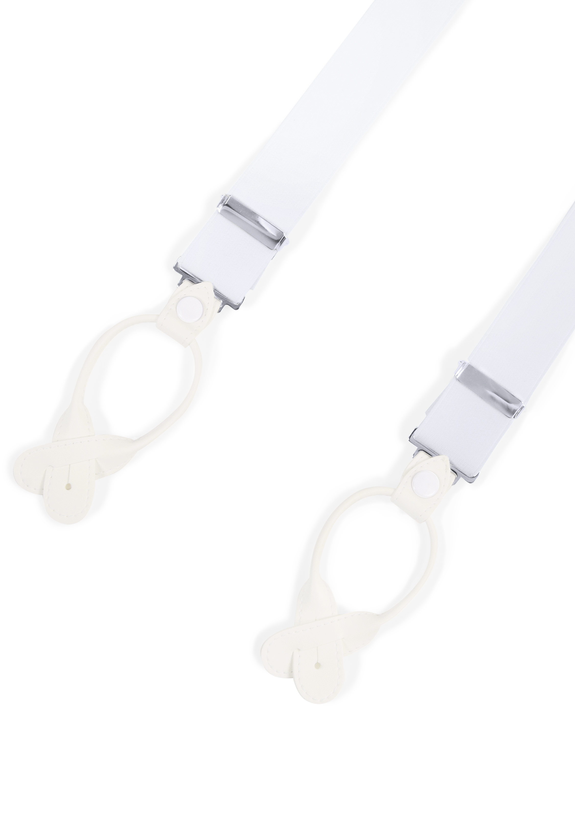 Taka Mens Suspender-White