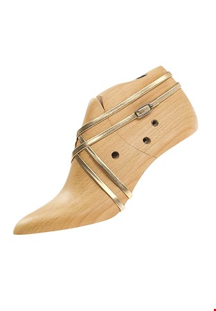 Diamant Replacement Straps for Womens Shoes-Gold Synth