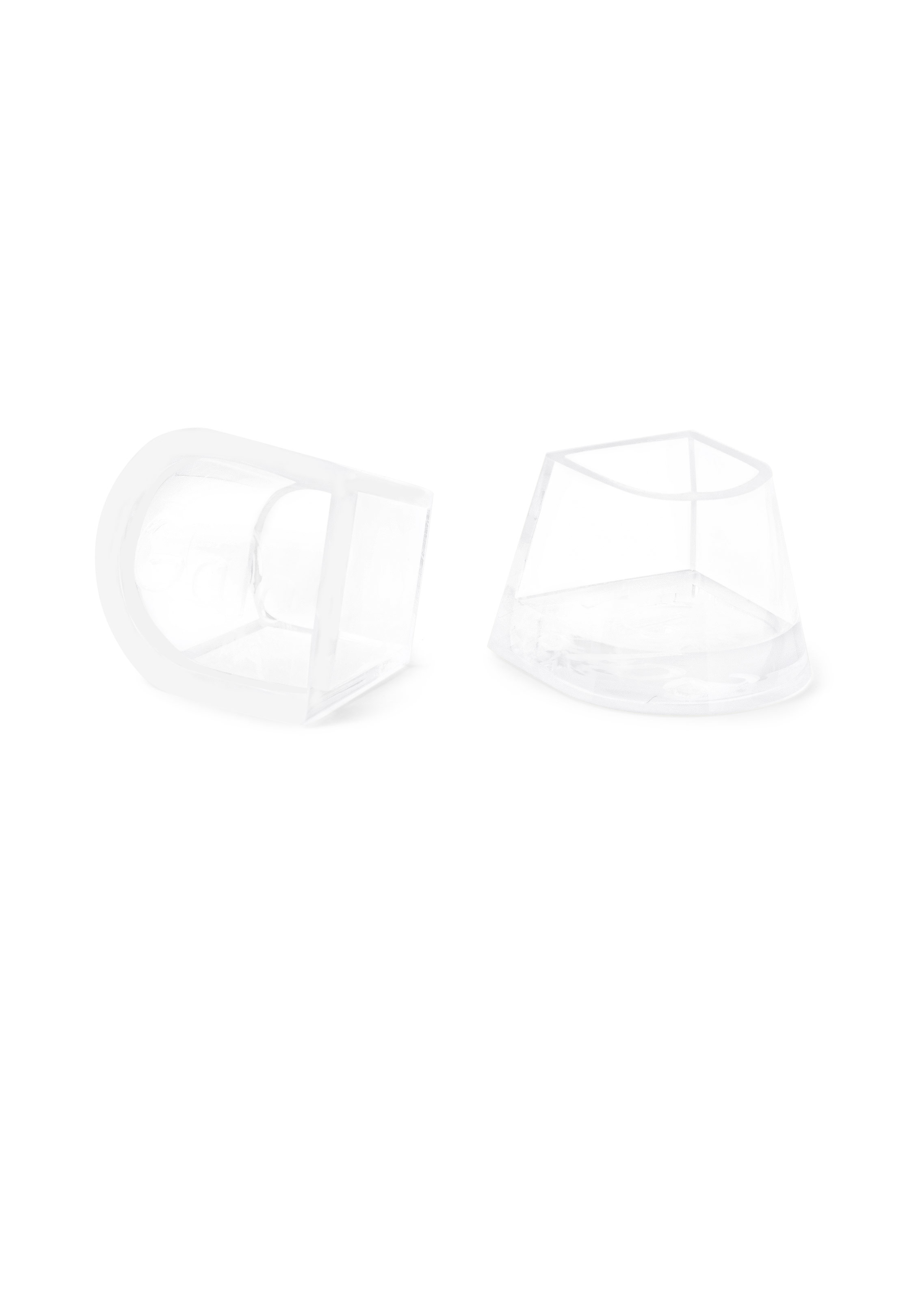 Heel Cup For DSI Shoes by GA (3 Pairs)-2 Spanish-Clear Base