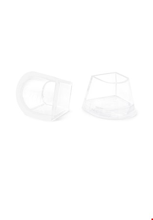 Heel Cup For DSI Shoes by GA (3 Pairs)-2 Spanish-Clear Base