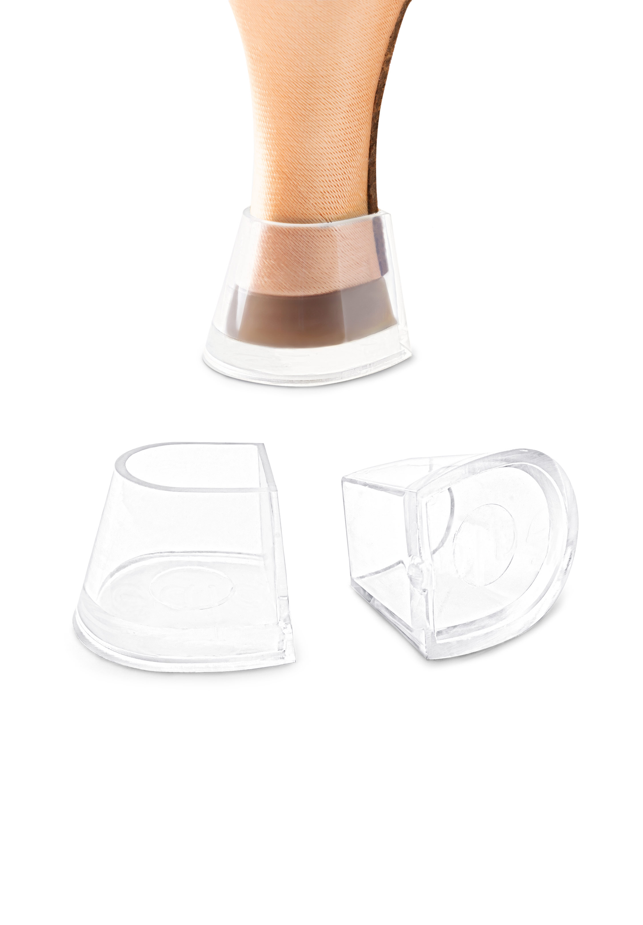 Heel Cup For Paoul Shoes by GA (3 Pairs)-60R-Clear Base