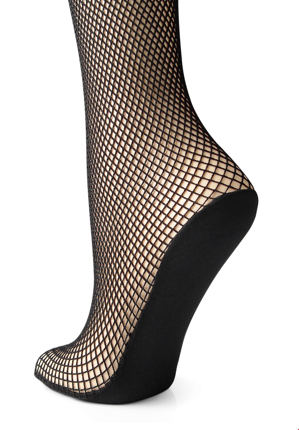 Ankle Length Fishnet Socks-Black