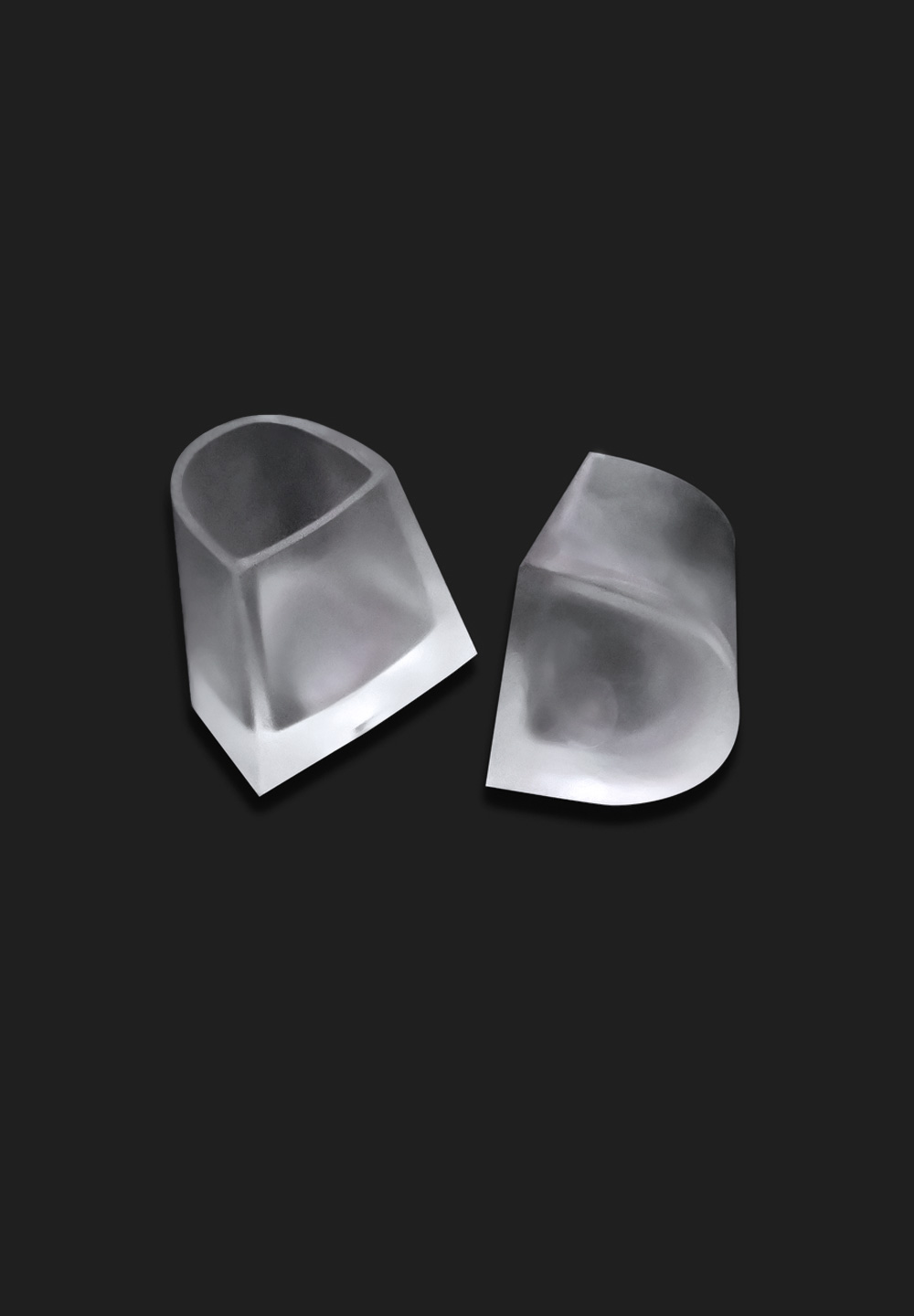 Freed of London Heel Protectors (4 Pairs)-Ultra Slim-Clear Base